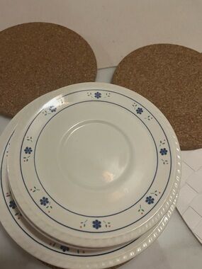 Vintage Keradur Oxford floral dishes